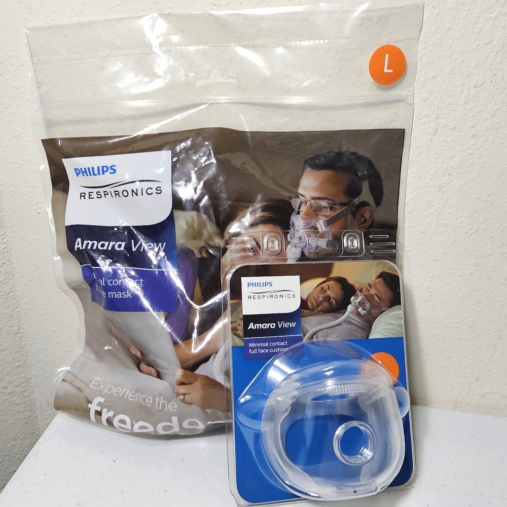 Amara View Large Mask + Face Cushion, NEW IN ORIGINAL PACKAGING